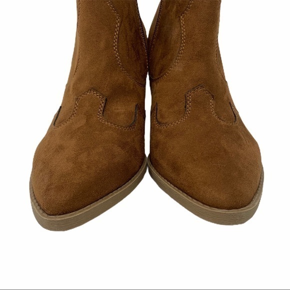 Kaari Blue Western Ankle Boots - Picture 6 of 11